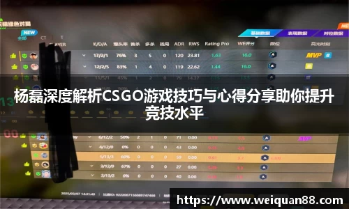 杨磊深度解析CSGO游戏技巧与心得分享助你提升竞技水平