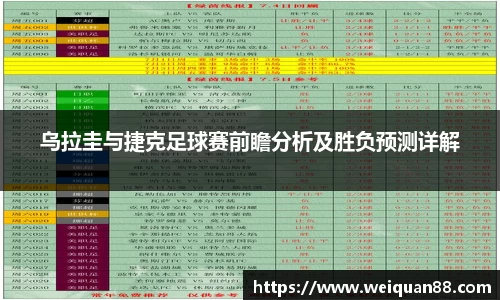 乌拉圭与捷克足球赛前瞻分析及胜负预测详解